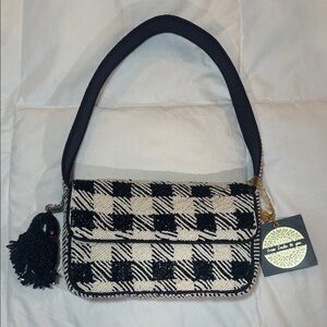 Stylish Black and White Women's Bag